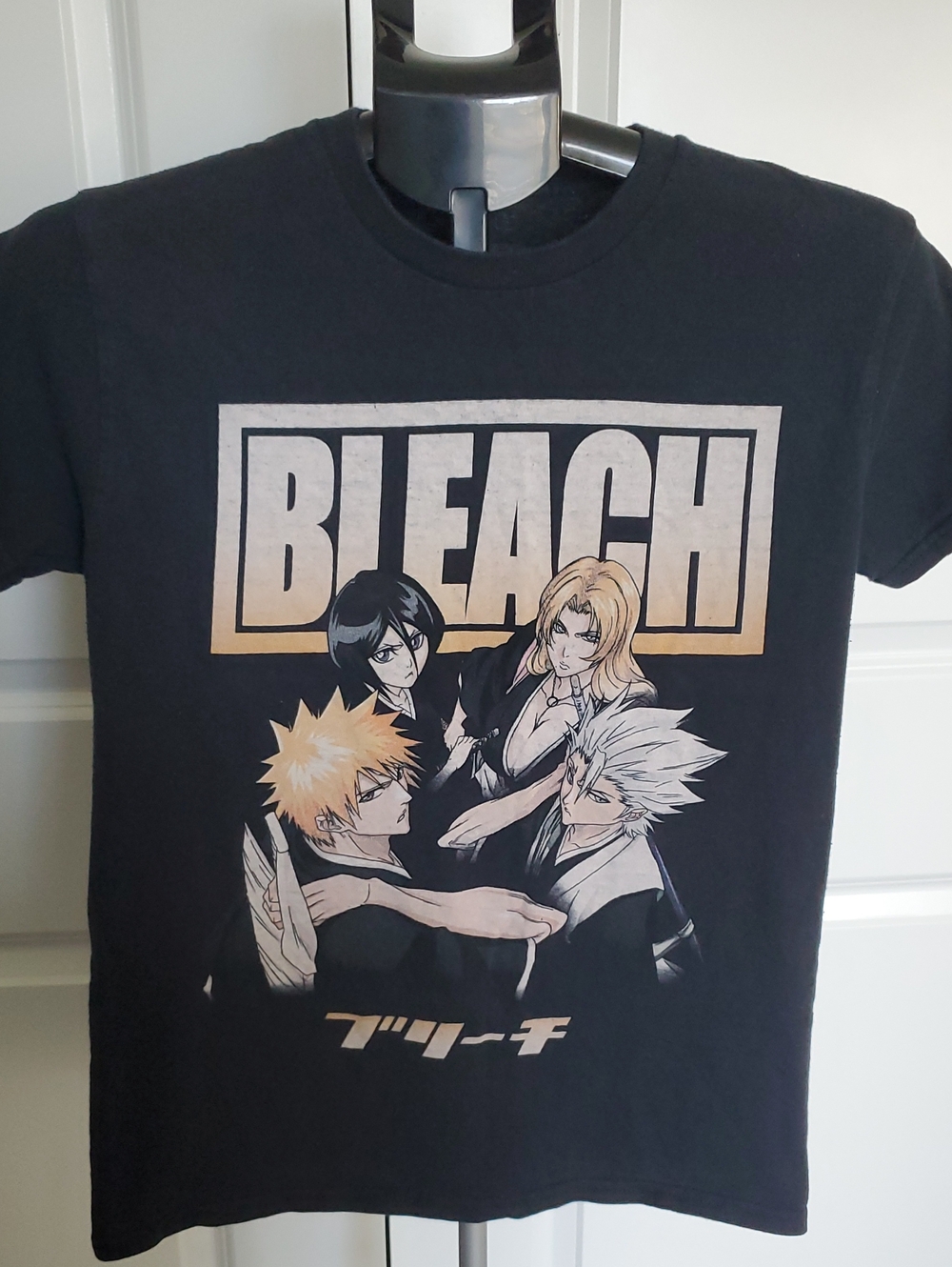 Bleach Black Graphic Tee for Kids - Anime Character Print